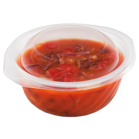 Bol Rond PP Translucide 400ml Ø144mm (100 Utés)