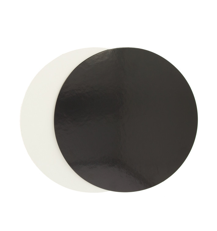 Disque Carton Noir et Blanc 230 mm (100 Unités) Disque Carton Noir et Blanc 230 mm (100 Unités)