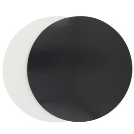 Disque Carton Noir et Blanc 230 mm (200 Unités)