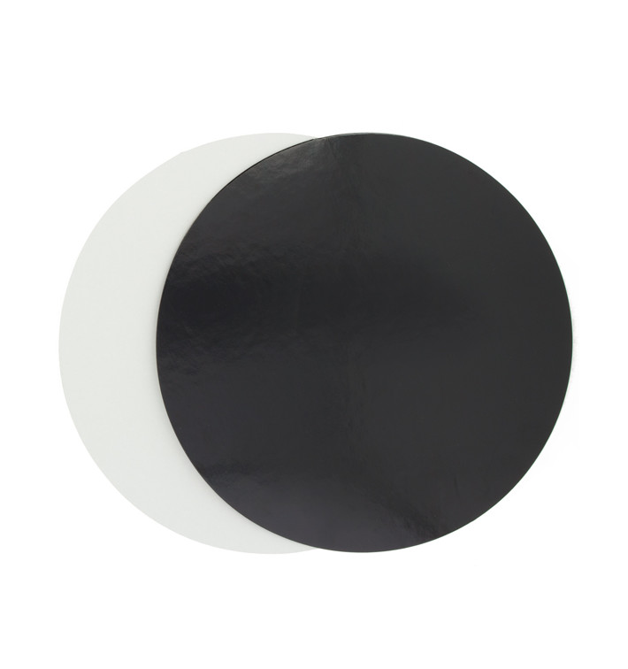 Disque Carton Noir et Blanc 290 mm (200 Unités) Disque Carton Noir et Blanc 290 mm (200 Unités)