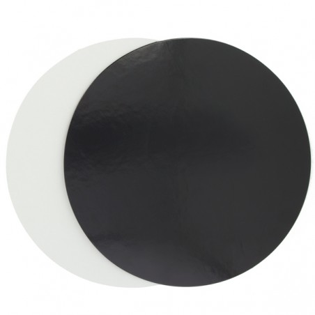 Disque Carton Noir et Blanc 29cm (200 Unités)