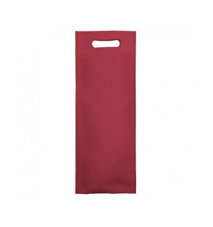 Sac Non-Tissé pour Bouteille Bordeaux 17+10x40cm (25 Utés) Sac Non-Tissé pour Bouteille Bordeaux 17+10x40cm (25 Utés)