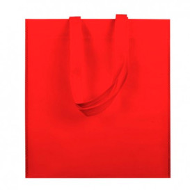 Sac Non-Tissé avec Anses Longues Rouge 38x42cm (25 Utés)