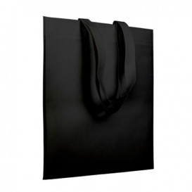 Sac Non-Tissé avec Anses Longues Noir 38x42cm (25 Utés)