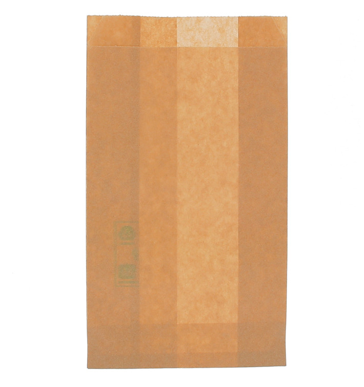 Sachet Hamburger Ingraissable Kraft 12+6x20cm (1000 Utés) Sachet Hamburger Ingraissable Kraft 12+6x20cm (1000 Utés)