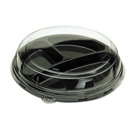 Couvercle Plastique Transp. pour Assiette 26x5cm (125 Utés)