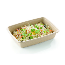 Boîte Canne à Sucre PLA 950ml 23x16,5x5cm (75 Utés)
