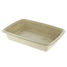 Boîte Canne à Sucre PLA 950ml 23x16,5x5cm (75 Utés)