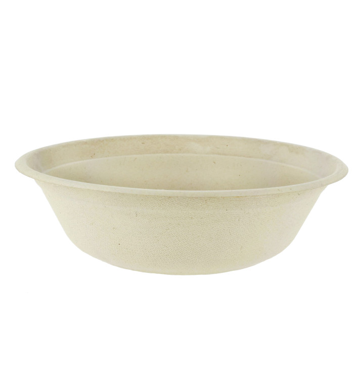 Bol Canne à Sucre PLA 1000ml Ø21x6cm (300 Unités) Bol Canne à Sucre PLA 1000ml Ø21x6cm (300 Unités)