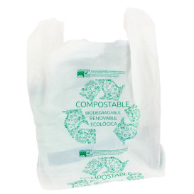 Sac à Bretelles 100% Compostable 40x50cm (100 Utés)