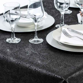 Nappe en Non-Tissé PLUS Noir 120x120cm (150 Utés)