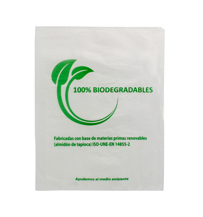 Sac Plastique 100% Compostable 23x30cm (3000 Utés) Sac Plastique 100% Compostable 23x30cm (3000 Utés)