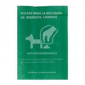 Rouleau de sac excrément chien 100% bio 18x26cm (5000 unités)