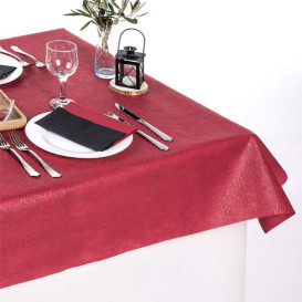 Nappe en Non-Tissé PLUS Bourgogne 100x100cm (150 Utés)