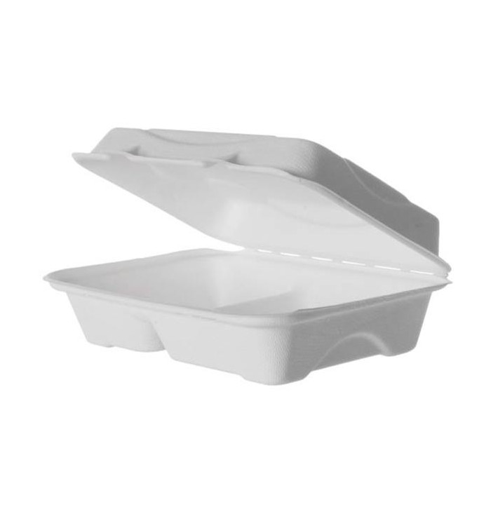 Emballage Canne à Sucre Blanche 2C 23x15x7,5cm (250 Utés) Emballage Canne à Sucre Blanche 2C 23x15x7,5cm (250 Utés)