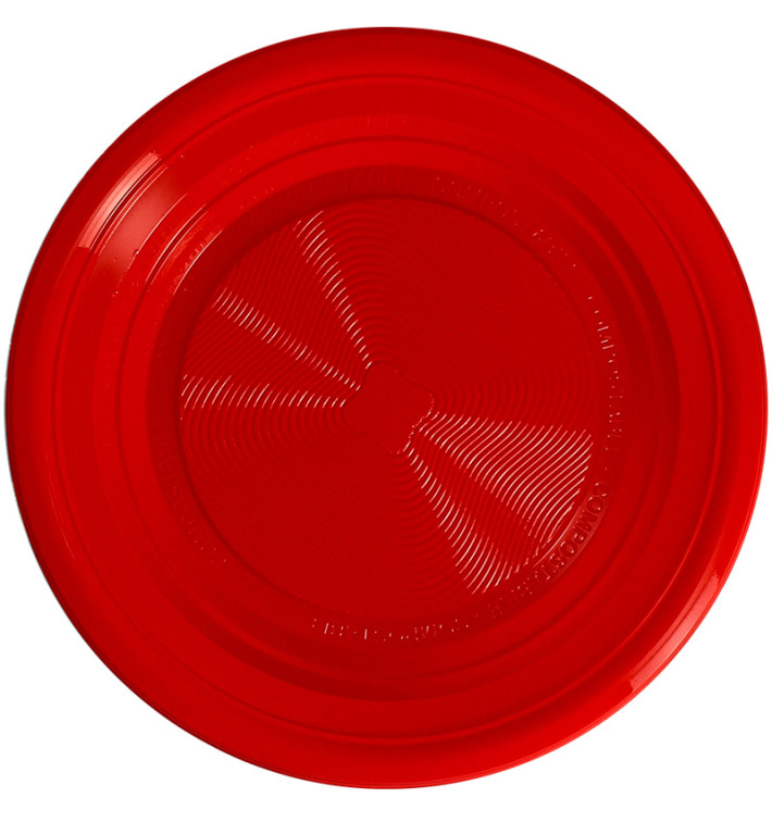 Assiette Amidon Mais PLA Creuse Rouge Ø220 mm (375 Utés) Assiette Amidon Mais PLA Creuse Rouge Ø220 mm (375 Utés)