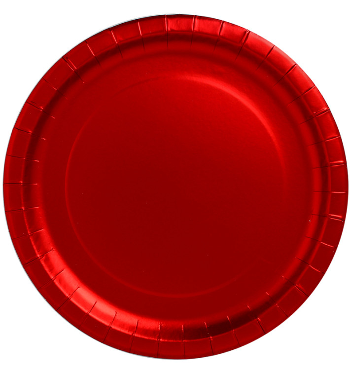 Assiette ronde Carton "Party" Rouge Ø340mm (45 Unités) Assiette ronde Carton "Party" Rouge Ø340mm (45 Unités)