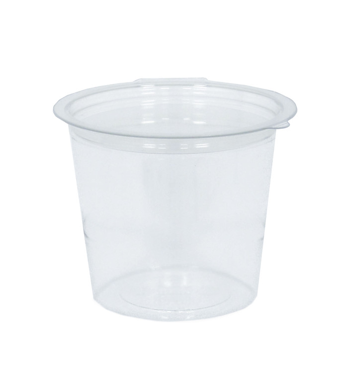 Pot Rond avec charnière APET Transparent 125ml Ø70mm (81 Utés) Pot Rond avec charnière APET Transparent 125ml Ø70mm (81 Utés)