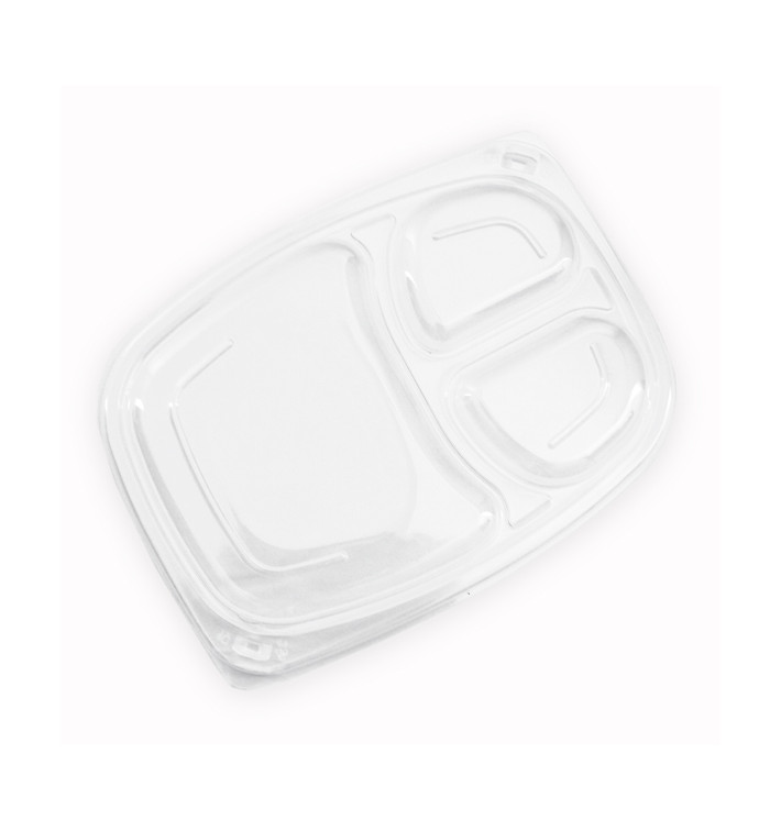 Couvercle OPS Transparent Barquette 3C 1050/1250ml 255x189x20mm (20 Utés) Couvercle OPS Transparent Barquette 3C 1050/1250ml 255x189x20mm (20 Utés)