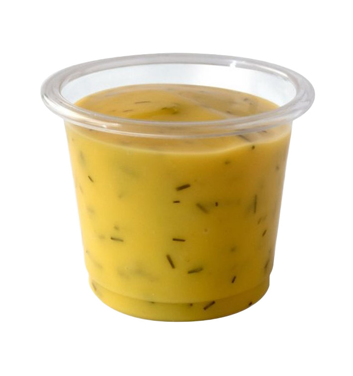 Pot à Sauce PLA Transparent 30ml (200 Utés) Pot à Sauce PLA Transparent 30ml (200 Utés)