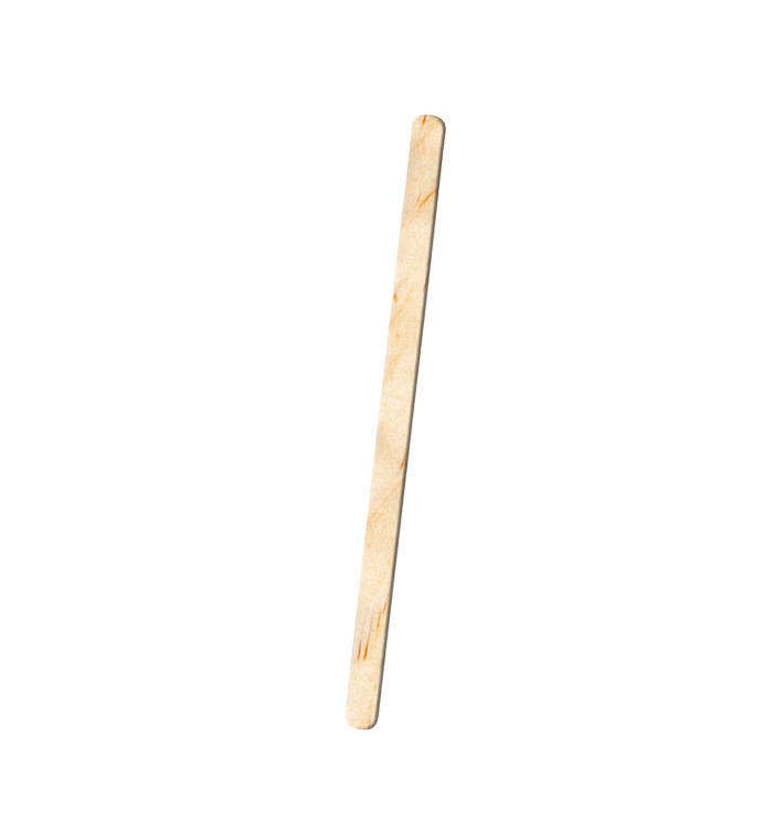 Agitateur en Bois Naturel pour Café 11cm (1000 Utés) Agitateur en Bois Naturel pour Café 11cm (1000 Utés)