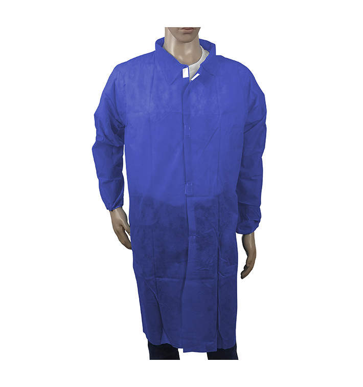 Blouse PP Bleu Velcro et Sans Poches XL (1 Uté) Blouse PP Bleu Velcro et Sans Poches XL (1 Uté)