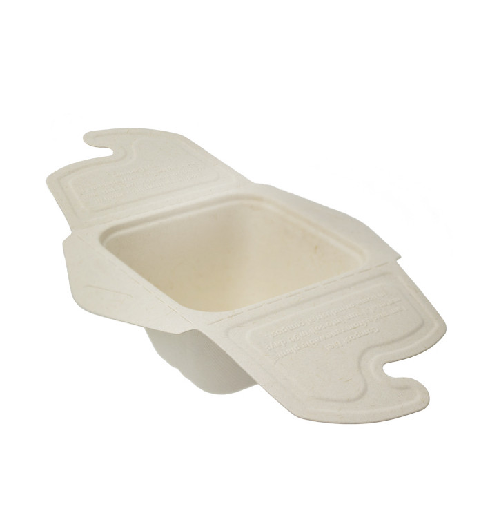 Boîte Canne à Sucre MenuBox 13x13x7cm 500ml. (300 unités) Boîte Canne à Sucre MenuBox 13x13x7cm 500ml. (300 unités)