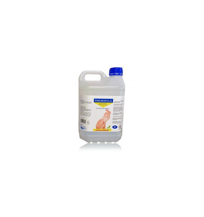 Gel sanitaire hydroalcoolique antibactérien 5000ml (4 Utés)