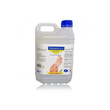 Gel sanitaire hydroalcoolique antibactérien 5000ml (4 Utés)