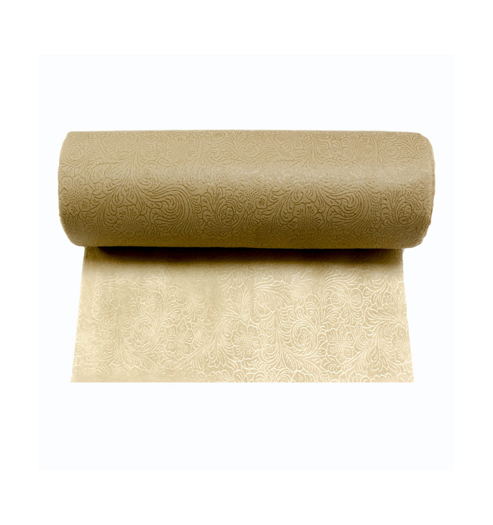 Nappe Rouleau en Non-Tissé PLUS Beige 0,4x50m P30cm (6 Utés) Nappe Rouleau en Non-Tissé PLUS Beige 0,4x50m P30cm (6 Utés)