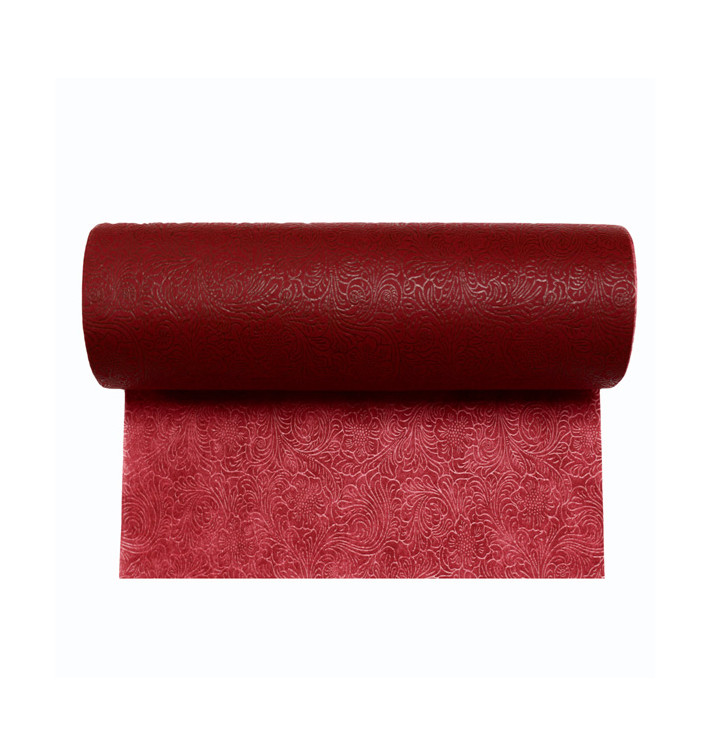 Nappe Rouleau en Non-Tissé PLUS Bourgogne 0,4x50m P30cm (6 Utés) Nappe Rouleau en Non-Tissé PLUS Bourgogne 0,4x50m P30cm (6 Utés)