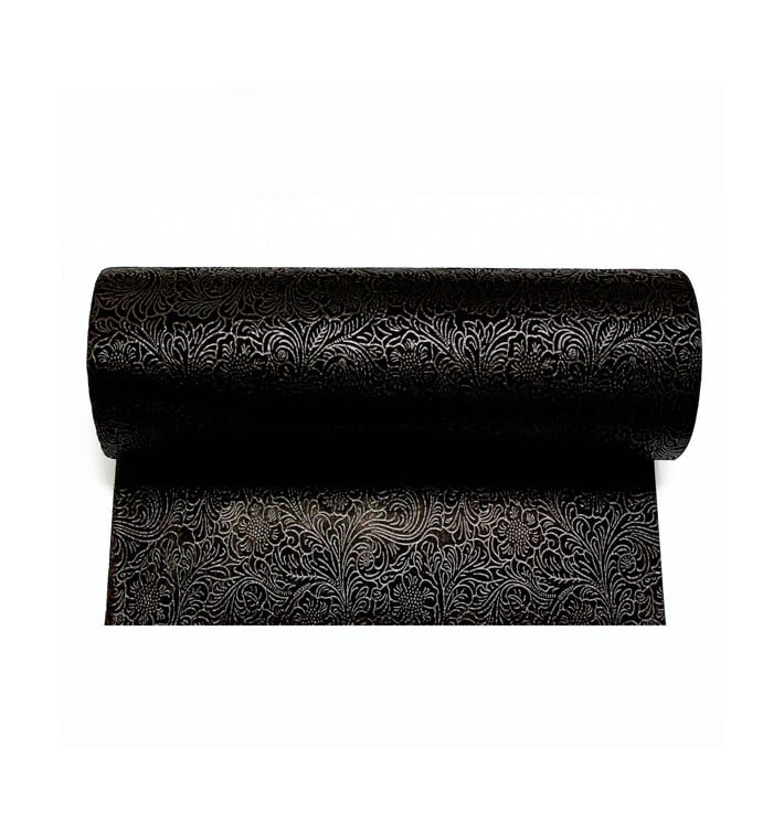 Nappe Rouleau en Non-Tissé PLUS Noir 1x50m (6 Utés) Nappe Rouleau en Non-Tissé PLUS Noir 1x50m (6 Utés)