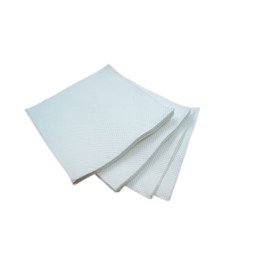 Serviette en Papier Micro Point 20x20cm Blanc Recyclé (2400 Utés)