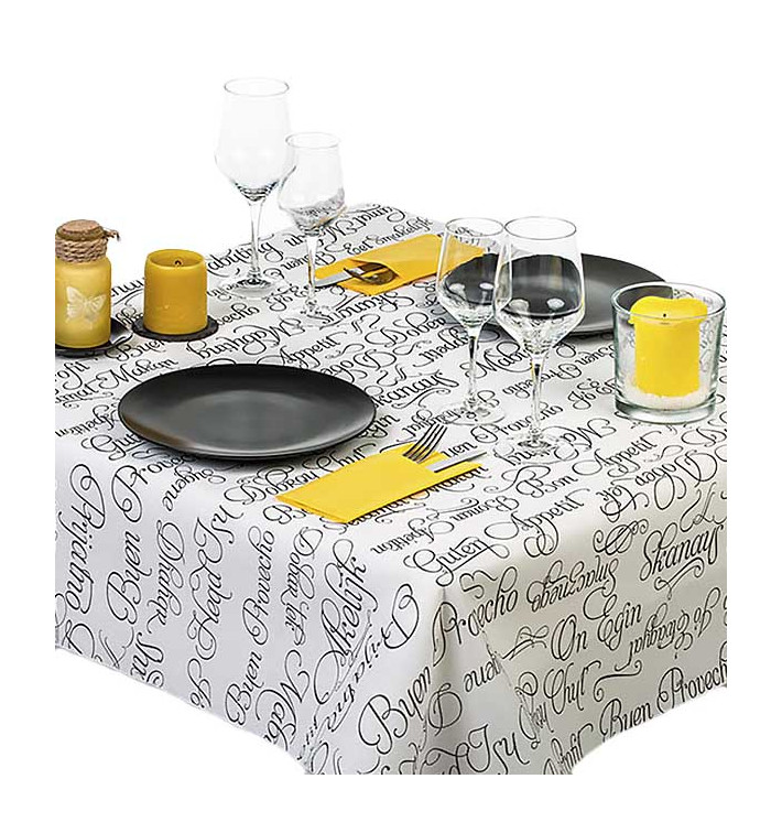 Nappe en papier 1x1m "Bon Appetit" 37g (400 Unités) Nappe en papier 1x1m "Bon Appetit" 37g (400 Unités)