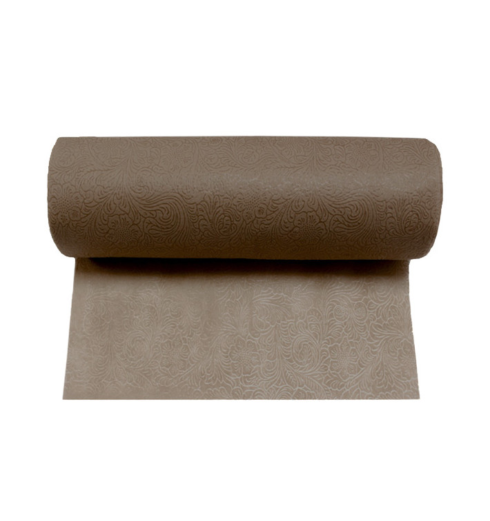Nappe Rouleau en Non-Tissé PLUS Marron 1,2x45m P40cm (6 Utés) Nappe Rouleau en Non-Tissé PLUS Marron 1,2x45m P40cm (6 Utés)