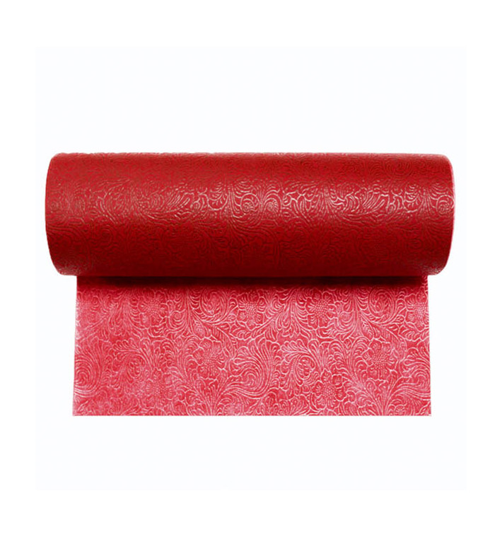 Nappe Rouleau en Non-Tissé PLUS Rouge 1,2x45m P40cm (6 Utés) Nappe Rouleau en Non-Tissé PLUS Rouge 1,2x45m P40cm (6 Utés)