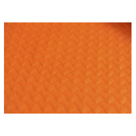 Nappe en papier 1,2x1,2 Mètre Orange 40g (300 Unités)