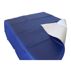 Nappe en papier 1,2x1,2 Mètre Bleu 40g (300 Unités)