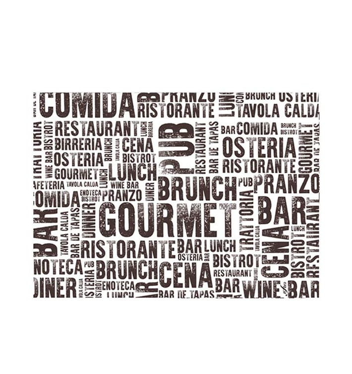 Set de Table papier 30x40cm "Gourmet" 40g (1.000 Utés) Set de Table papier 30x40cm "Gourmet" 40g (1.000 Utés)