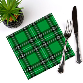 Serviette Papier molletonnée "Edinburgh" 40x40cm (50 Utés)