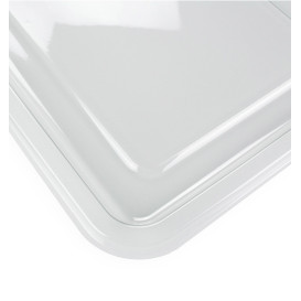 Plateau Plastique RPET Transparent 46x30cm (50 Utés)