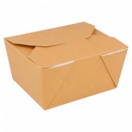 Boîte Carton Américaine Naturel 19,7x14x9cm 2880ml (160 Utés)