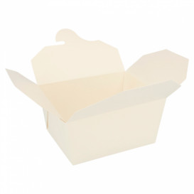 Boîte Carton Américaine Blanc 19,7x14x9cm 2880ml (160 Utés)