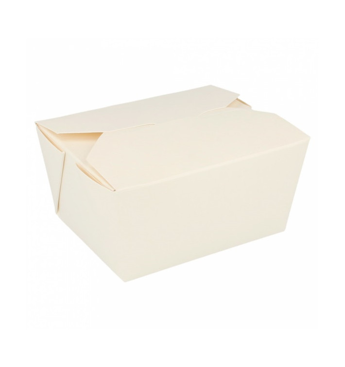 Boîte Carton Américaine Blanc 19,7x14x9cm 2880ml (160 Utés) Boîte Carton Américaine Blanc 19,7x14x9cm 2880ml (160 Utés)