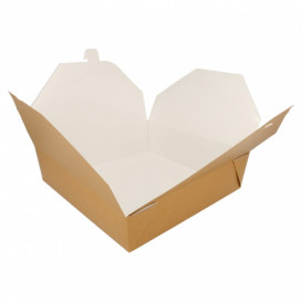 Boîte Carton Américaine Naturel 21,7x21,7x6cm 2910ml (140 Utés)