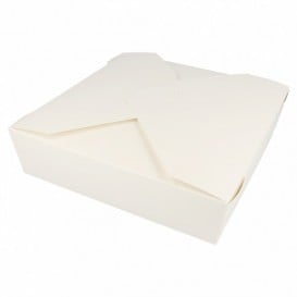 Boîte Carton Américaine Blanc 21,7x21,7x6cm 2910ml (140 Utés)
