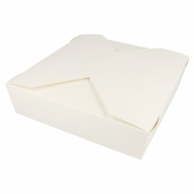 Boîte Carton Américaine Blanc 21,7x21,7x6cm 2910ml (140 Utés)