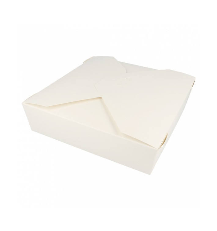 Boîte Carton Américaine Blanc 21,7x21,7x6cm 2910ml (35 Utés) Boîte Carton Américaine Blanc 21,7x21,7x6cm 2910ml (35 Utés)