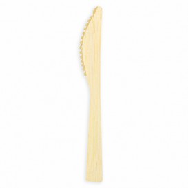 Couteau en Bambou 17cm (50 Unités)