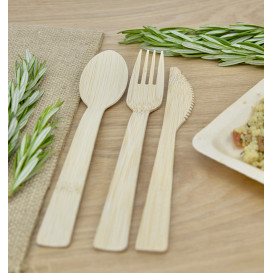 Couteau en Bambou 17cm (50 Unités)
